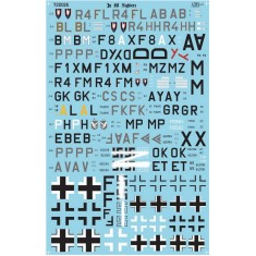 1/72 Ju-88G-1/6/C-2/4/6 Fighter Decals