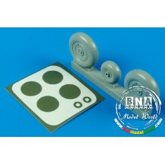 1/32 Heinkel He 162A Wheels + Paint Mask for Revell kit
