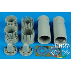 1/32 EF-2000A Typhoon Late Exhaust Nozzles for Trumpeter kit
