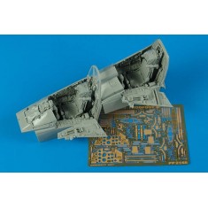 1/32 Sukhoi Su-25UB Frogfoot B Cockpit Set for Trumpeter kits 