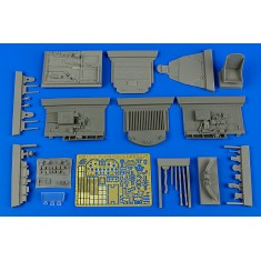 1/32 Republic P-47D Thunderbolt Cockpit Set for Hasegawa kit (Resin+PE)