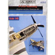 1/48 P-51D Mustang Engine Set for Tamiya kit