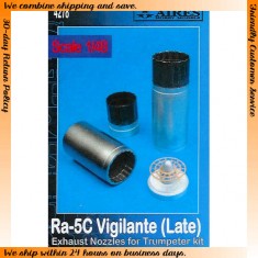 1/48 RA-5C Vigilante Exhaust Nozzles (Late Version) for Trumpeter kit