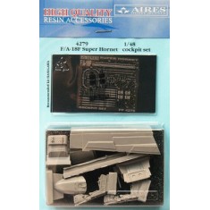 1/48 F/A-18F Super Hornet Cockpit Set for Hasegawa kit