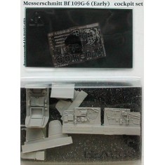 1/48 Messerschmitt Bf-109G-6 Cockpit Set (Early Version) for Hasegawa kit