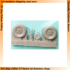1/48 Mosquito Wheels + Paint Mask Type A for Tamiya kit