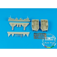 1/48 F6F-3/5 Hellcat Wheel Bay for Eduard kit