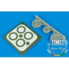 1/48 MIG-17 Fresco Wheels & Paint Masks for HobbyBoss kit