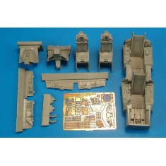 1/48 Lockheed-Martin F-16D Block 40 Cockpit Set for Kinetic Model kits 