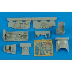 1/48 Lockheed P-38J Lightning Cockpit Set for Academy kits 
