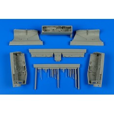 1/48 Saab JAS-39 Gripen Wheel Bay for Kittyhawk kits 