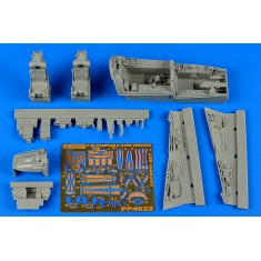 1/48 McDonnell F-4D Phantom II (late version) Cockpit Set for Academy kits 