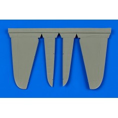 1/48 Mitsubishi A6M Zero Control Surfaces for Hasegawa kit (Resin)