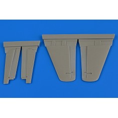 1/48 Messerschmitt Me 262A/B Control Surfaces for Hobby Boss kit