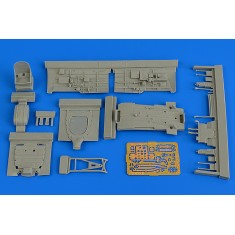 1/48 Curtiss P-40B Warhawk Cockpit Set for Airfix #A05130/A01003A