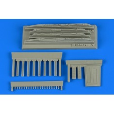 1/48 Sukhoi Su-17/22M3/M4 Fitter K Covered Chaff/Flare Dispensers for Kitty Hawk kits