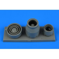 1/48 Saab J-29 Tunnan Exhaust Nozzle for Pilot Replicas kits