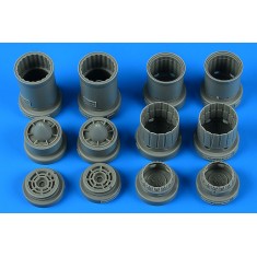 1/48 McDonnell Douglas F-4E/EJ/J/S Phantom II Exhaust Nozzles for Zoukei Mura kits