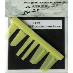 1/72 Messerschmitt Bf 109E Control Surfaces for Tamiya kit