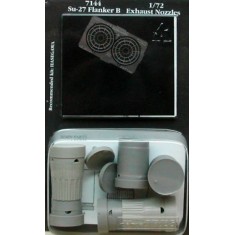 1/72 Sukhoi Su-27 Flanker B Exhaust Nozzles for Hasegawa kit
