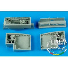 1/72 Saab J35 Draken Wheel Bays for Hasegawa kit