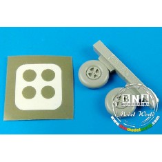1/72 Hawker Hurricane Wheels & Paint Masks for Hasegawa kit
