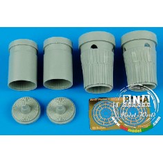 1/72 Sukhoi Su-27 Flanker B Exhaust Nozzles for Italeri kit