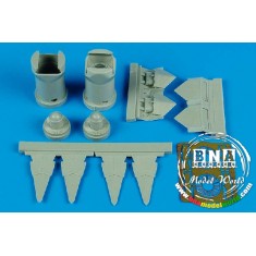 1/72 F-22A Raptor Exhaust Nozzles for Revell kit