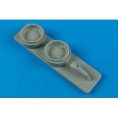 1/72 Curtiss P-40B/P-40C Tomahawk Wheel Bay for Airfix kits 