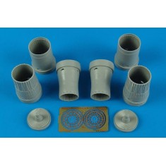 1/72 Sukhoi Su-27 Flanker B Exhaust Nozzles for Trumpeter kits 