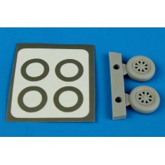 1/72 Grumman F6F Hellcat Wheels (type A) & Paint Masks