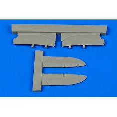 1/72 Soviet Biplane Fighter Polikarpov I-153 Chaika Control Surfaces for ICM kit