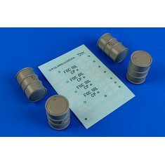 1/32 US 55 Gallon Barrels - Horizontal Positon (Resin+Decals)