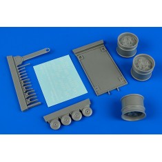 1/32 US Navy Utility Trailer Wagon 36x60 inch with Spill Absorbents (Resin+Decals)