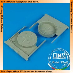 1/32 MIG-29A Fulcrum Exhaust Covers (A) for Trumpeter kit