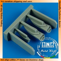 1/32 Mikoyan-Gurevich Mig-23 Flogger Air Scoops for Trumpeter kit