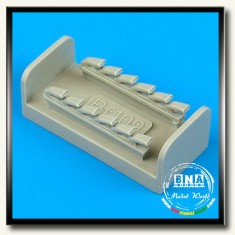 1/48 Bf-109G/K Exhaust for Fujimi kit