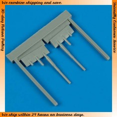1/48 Grumman F6F-5/5E Hellcat Gun Barrels 20mm Cannon for Eduard kit