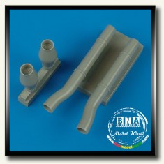 1/48 JU 87D-5N Night Exhaust Type A for Hasegawa kit