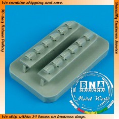 1/48 Messerschmitt Bf-109G-14 Exhaust for Academy