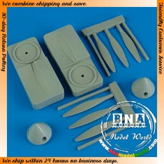 1/48 P-38 Lightning Propeller w/Tool for Hasegawa kit