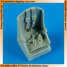 1/48 P-47D Razorback Thunderbolt Seat with Seatbelts