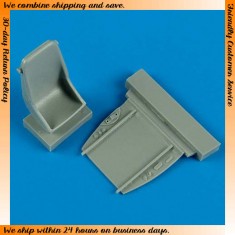 1/48 Messerschmitt Bf 109F - early Seat Conversion for Zvezda kits 