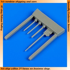 1/48 Mikoyan-Gurevich MiG-3 late Gun Barrels and Pitot Tube for Trumpeter kit
