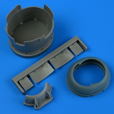 1/48 F6F-3 Hellcat Early Cowling and Cooling Flaps (closed) for Eduard kits