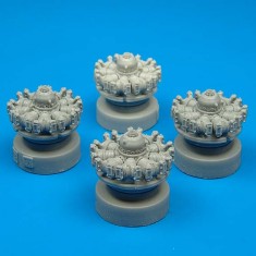 1/72 Boeing B-17F/B-17G Flying Fortress Engines for Hasegawa kits 
