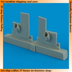 1/72 Grumman TBM-3 Avenger Exhaust Pipes for Hasegawa kits 