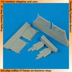 1/72 Vought F4U-1 Corsair Undercarriage Covers for Academy kits 