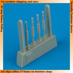 1/72 Hawker Hurricane Mk.IIC Cannon Barrels 'Type B' for Hasegawa kits 