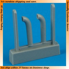 1/72 Douglas SBD-3/SBD-5 Dauntless Exhaust for Hasegawa kits 